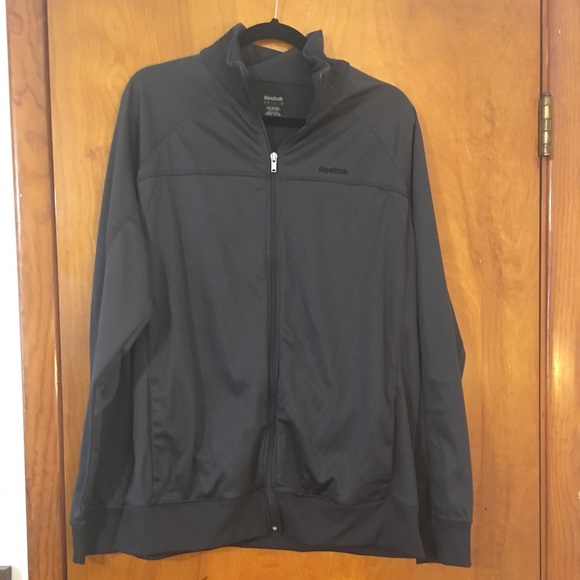 💥Flash Sale💥 Reebok” Heather Gray Athletic Jacket - Picture 3 of 4